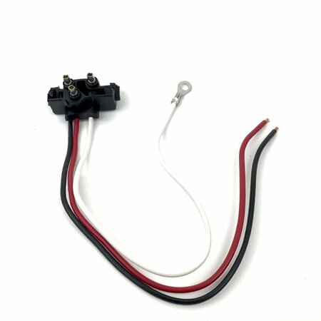 TRUCK-LITE Stop/Turn/Tail Plug, 16 Gauge GPT Wire, Right Angle PL-3, Stripped End/Ring Terminal, 11 in.0 94993-3